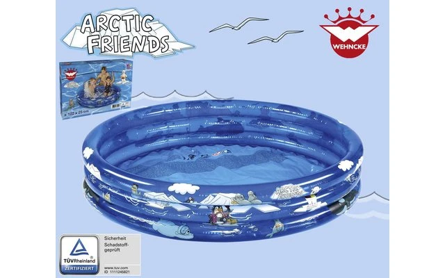 Happy People Arctic Friends Pool Unaufgeblasen Ca. 117 X 30 Cm Mit 3 Ringe 1 Happy People Arctic Friends Pool Unaufgeblasen Ca. 117 X 30 Cm Mit 3 Ringe