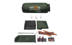 Origin Outdoors Snugly Kuppelzelt 1 Person -Outwell Store 528651 3493432