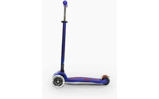 Micro Maxi Deluxe LED Kinder Kickboard Blau 1 Micro Maxi Deluxe LED Kinder Kickboard Blau