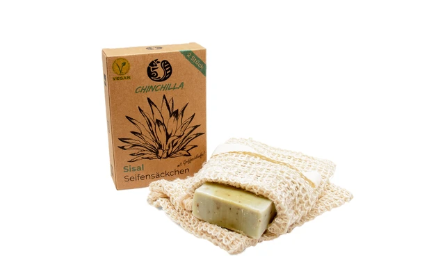Chinchilla Seifensäckchen Set 2 Teilig Vegan 1 Chinchilla Seifensäckchen Set 2 Teilig Vegan