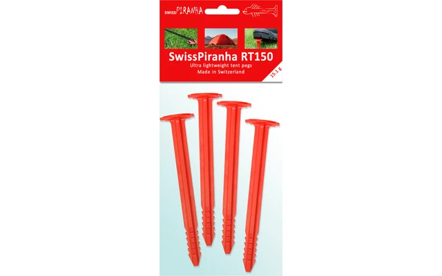Swiss Piranha RT150 Zelthering Rot 15 Cm Einzeln 6 Swiss Piranha RT150 Zelthering Rot 15 Cm Einzeln – Bild 6