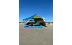 Bent Zip-Canvas Single Verbindbares Sonnensegel 250 X 250 X 250 Cm Türkis -Outwell Store 700028 4862612 1