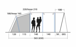 Outwell Avondale 6PA Tunnelzelt -Outwell Store 748511 5008592