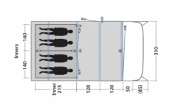 Outwell Avondale 4PA Tunnelzelt -Outwell Store 748517 5009087