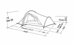 Robens Challenger 3XE Tunnelzelt Grün -Outwell Store 771890 5131130
