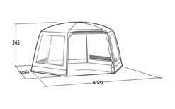 Robens Yurt Familienzelt Für 7 Personen Beige -Outwell Store 773510 5139818