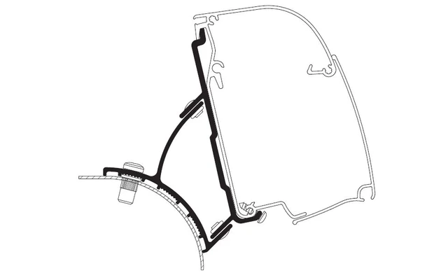 Thule Adapter T 4200 VW T5/T6 Minivan Fixed 1 Thule Adapter T 4200 VW T5/T6 Minivan Fixed